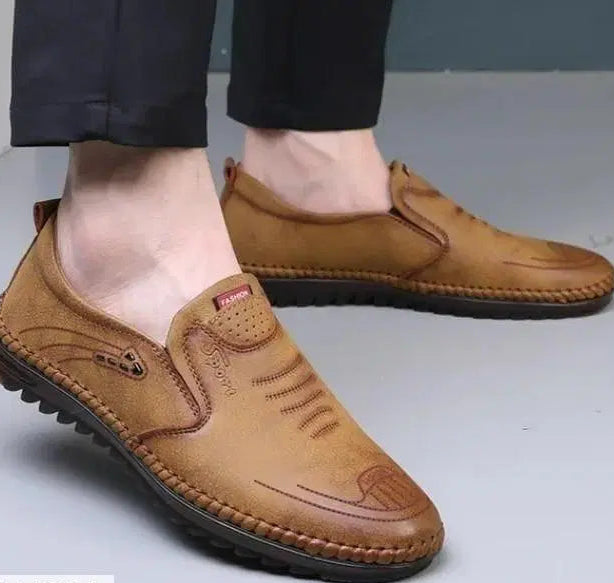 MENS AURELLIA SIGNATURE TAN SHOES